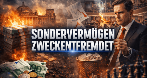 Sondervermögen zweckentfremdet