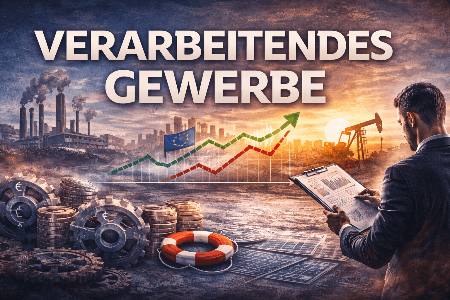 Entwicklung der Auftragseingänge im Verarbeitenden Gewerbe (Februar 2026) Entwicklung der Auftragseingänge im Verarbeitenden Gewerbe (Februar 2026)
