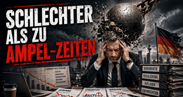 Wirtschaftspolitik enttäuscht Unternehmen