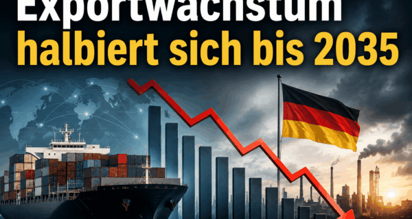 Exportwachstum halbiert sich bis 2035