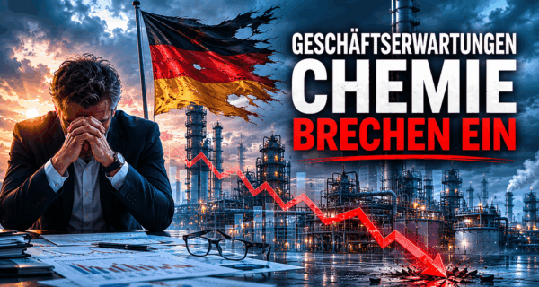 Geschäftserwartungen Chemie brechen ein
