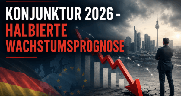 Konjunktur 2026 - halbierte Wachstumsprognose