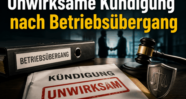 Unwirksame Kündigung nach Betriebsübergang Infografik