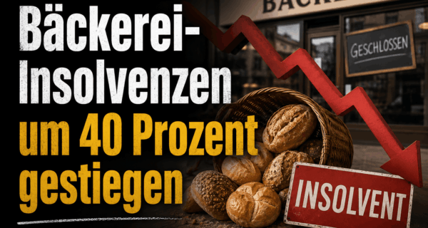 Bäckerei-Insolvenzen um 40 Prozent gestiegen