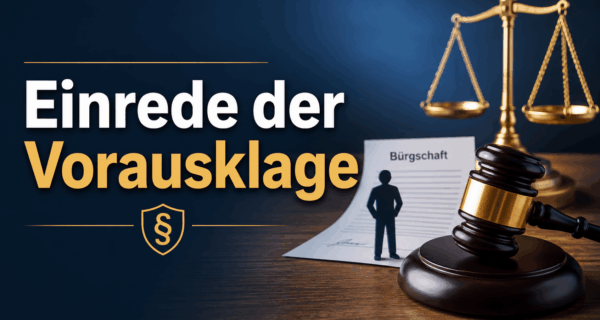 Einrede der Vorausklage