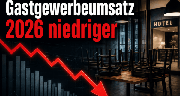 Gastgewerbeumsatz 2026 niedriger