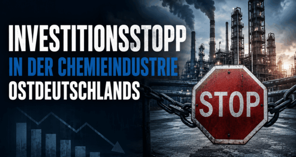Investitionsstopp in der Chemieindustrie Ostdeutschlands