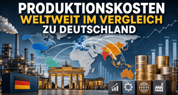 Produktionskosten weltweit im Vergleich zu Deutschland