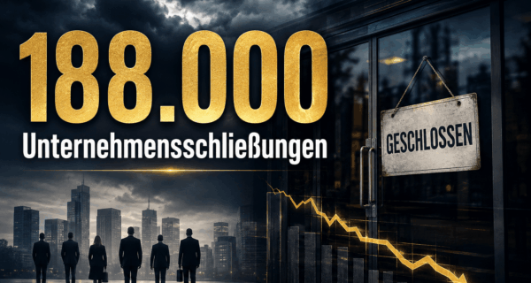 188.000 Unternehmensschließungen
