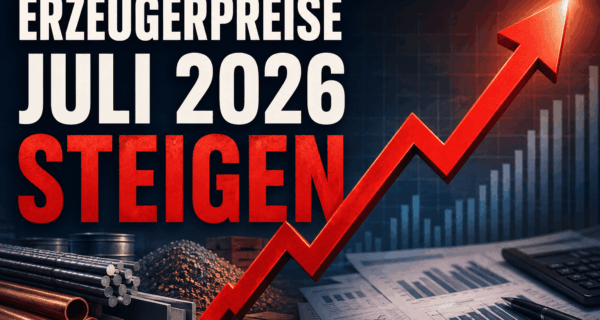 Erzeugerpreise Juli 2026 steigen