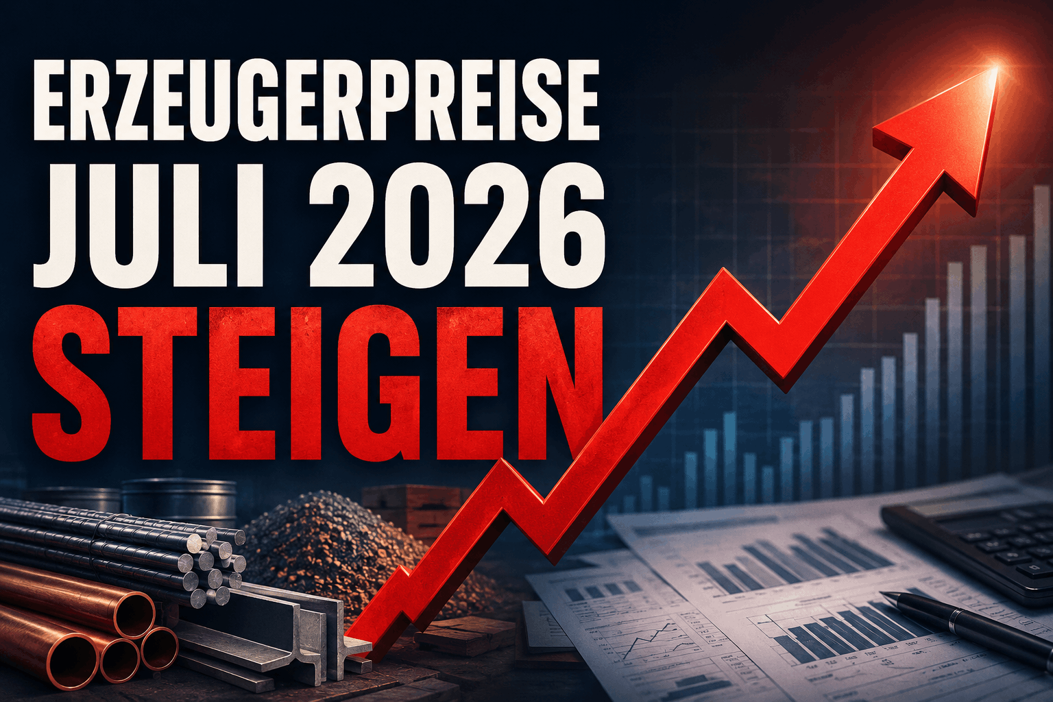 Erzeugerpreise Juli 2026 steigen Erzeugerpreise Juli 2026 steigen