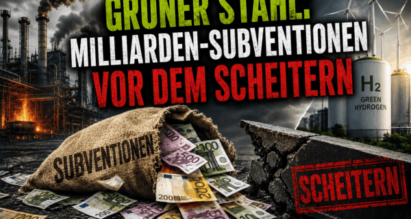 Grüner Stahl: Milliarden-Subventionen vor dem Scheitern