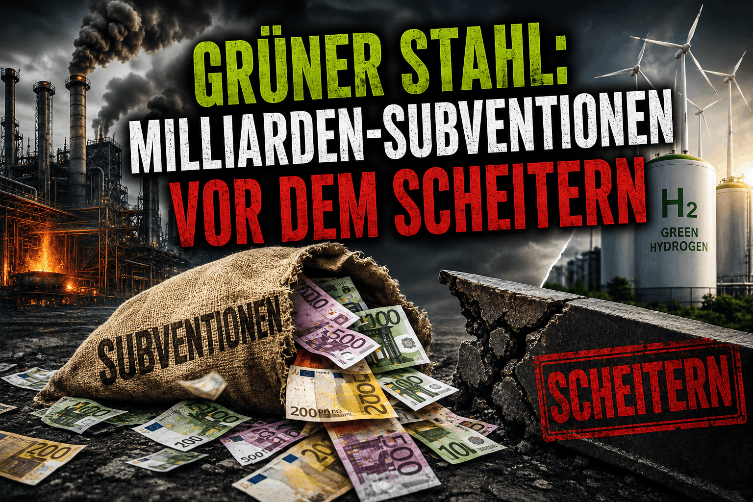 Grüner Stahl: Milliarden-Subventionen vor dem Scheitern Grüner Stahl: Milliarden-Subventionen vor dem Scheitern