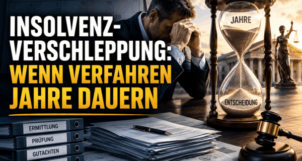 Insolvenzverschleppung: Wenn Verfahren Jahre dauern