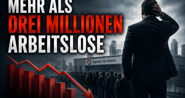 Mehr als drei Millionen Arbeitslose