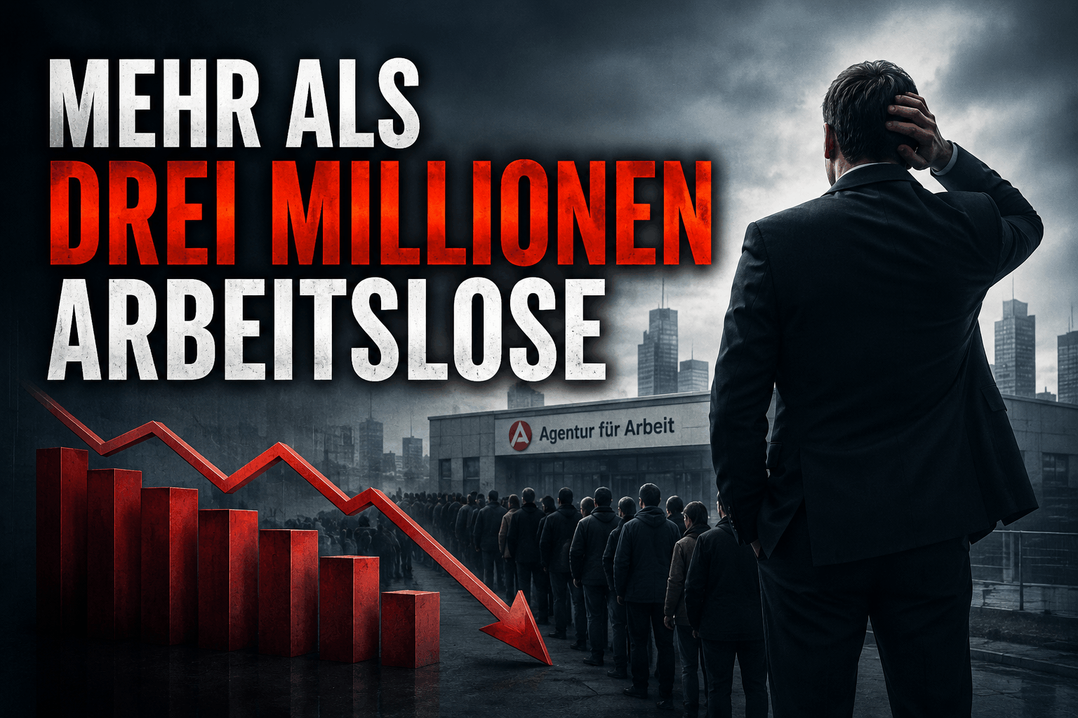 Mehr als drei Millionen Arbeitslose Mehr als drei Millionen Arbeitslose