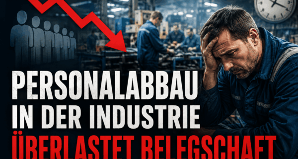Personalabbau in der Industrie überlastet Belegschaft