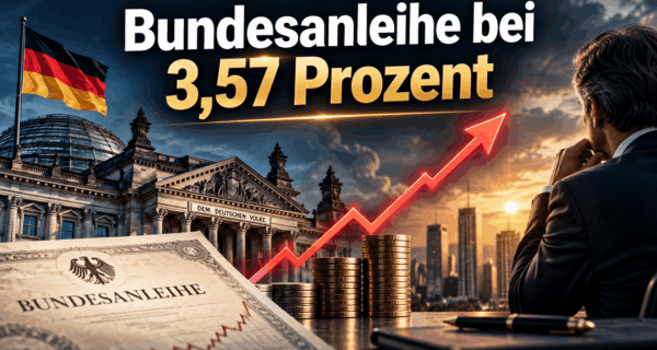 Bundesanleihe bei 3,57 Prozent