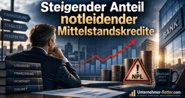 Steigender Anteil notleidender Mittelstandskredite
